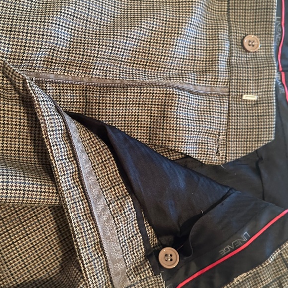 Men’s Houndstooth Cuffed Dress Slacks 40x34 - Picture 5 of 6